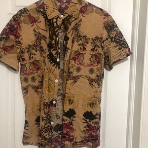 Men's Floral Short Sleeve Shirt